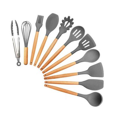 Набір ножів та кухонного приладдя Zepline 19 предметів на підставці