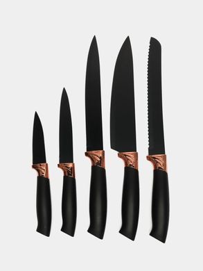 Набір ножів та кухонного приладдя Zepline 19 предметів на підставці
