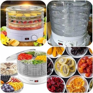 Сушарка Zepline для фруктів і овочів дегідратор 800 Вт