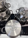 Набір посуду із нержавіючої сталі Zepline ZP-075 12 предметів
