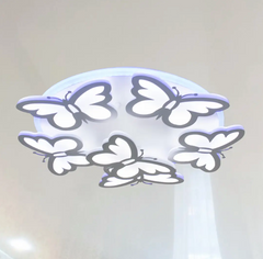 Світлодіодна люстра Метелик до дитячої кімнати