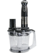Ручний занурювальний блендер з чашею 5в1 DOMOTEC 800W кухонний подрібнювач зі змінними насадками