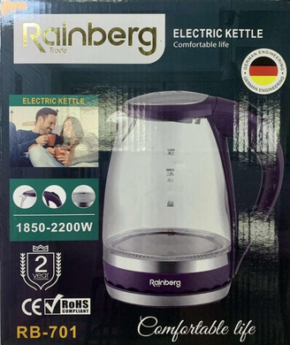 Електричний чайник Rainberg RB-701, 1.8 л