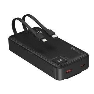 Портативний Power Bank KENSA KP-89 20000 mAh 22.5W з дисплеєм швидкого заряджання PD QC USB-C і кабелями