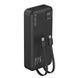 Портативний Power Bank KENSA KP-89 20000 mAh 22.5W з дисплеєм швидкого заряджання PD QC USB-C і кабелями