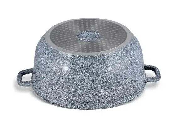 Набір кухонного посуду Edenberg 6 кастрюль з алюмінію 3-шарове антипригарне покриття та зручні ручки Сірий