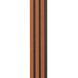 Рейка декоративна PS 2900х115х12мм Каштановий SW-00001743