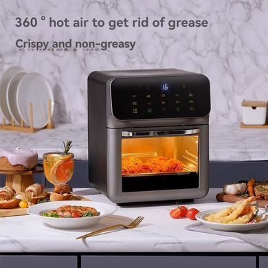 Електрична мультипіч Top kitchen на12 л з обдувом та підсвіткою сенсорне управління 4200Вт