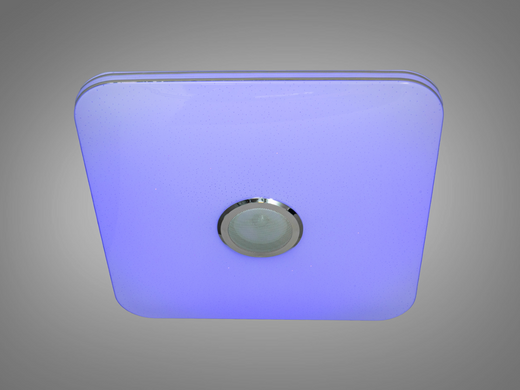 Смарт світильник стельовий DB-8501A білий 80Вт RGB &mdash; з Bluetooth колонкою та керуванням TUYA Smart Life, до 14 м&sup2;