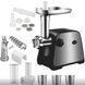 Электрическая мясорубка Domotec MS-2027 7 в 1, 4500 Вт, с соковыжималкой, терками, насадками для колбас и кеббе