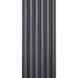 Рейка декоративна WPC кругла стінова 3000х152х15мм Графіт SW-00001873