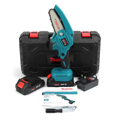 Аккумуляторная мини пила Makita DUC150Z (24V, 5AH), Универсальная аккумуляторная пила для обрезки деревьев и кустарников