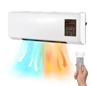 Настінний мобільний кондиціонер Wall Air Cooler 2000 Вт &mdash; обігрів і охолодження 3 режими роботи та пульт дістанційного керування