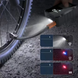 Автомобільний акумуляторний компресор 150 PSI 6000 mAh з дисплеєм, насадками та LED-ліхтариком М-007 Black