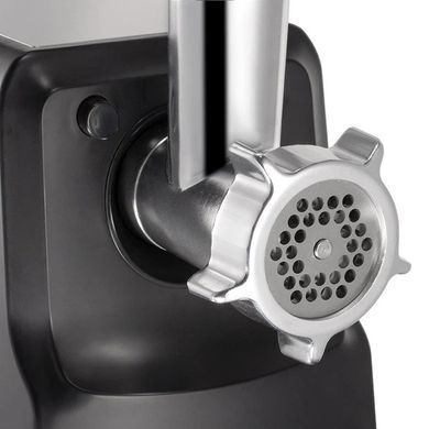 Електрична м'ясорубка RAF R.3372 1000W з реверсом, 2 швидкостями, 3 решітками для фаршу, насадками для домашніх ковбас і кеббе, ножем із нержавіючої сталі