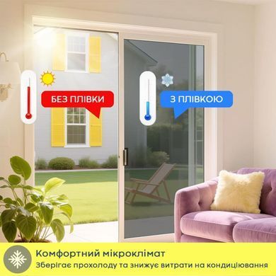 Дзеркальна сонцезахисна плівка для вікон Бронза 600х3000х0,08 мм SW-00002721