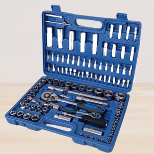 Автомобильный Набор Инструментов Piece Tool Set на 108 Ручных Инструментов в Пластиковом Кейсе