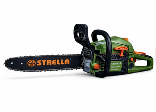 Бензопила цепная 2.4 кВт 45см для садовых и бытовых работ STRELLA SR-8700 LL-1025