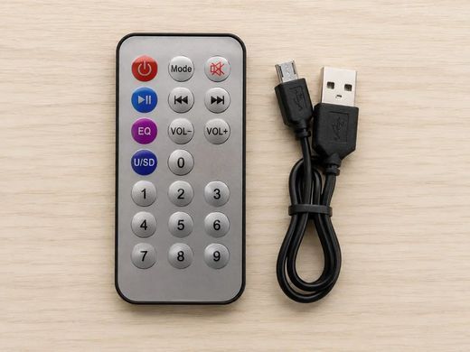 Потужна акустична система 12&Prime; з Bluetooth, FM, USB, LED-підсвіткою та караоке на акумуляторі KOLAV 1757В Black