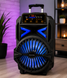 Потужна акустична система 12&Prime; з Bluetooth, FM, USB, LED-підсвіткою та караоке на акумуляторі KOLAV 1757В Black