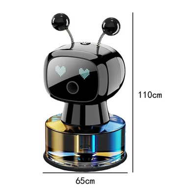 Автоматичний ароматизатор у машину Smart Robot &mdash; робот-дифузор для авто на USB, інтерактивний ароматизатор з LED-підсвіткою