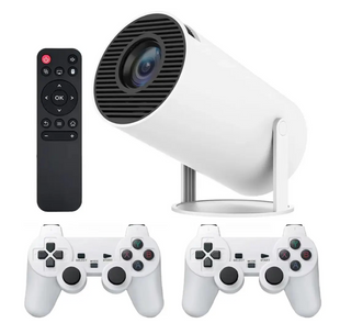 Проектор M300 MAX 2в1 з ігровою консоллю, Wi-Fi 2.4G, Full HD &mdash; смарт-проектор з 2 джойстиками та екраном 220х127 см