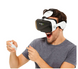 Окуляри віртуальної реальності VR JBV15 з навушниками та геймпадом &mdash; 3D VR-окуляри для смартфона з пультом керування