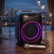 Портативна акустика ZXX-5502 / Bluetooth акумуляторна колонка з RGB підсвічуванням / Бездротова колонка караоке з мікрофоном, FM, TWS, USB