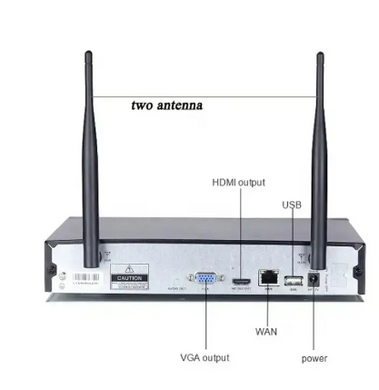 Беспроводная система видеонаблюдения DVR JT-8906ZL3-4 5G/IP Камера для внутреннего и внешнего применения