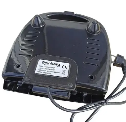 Контактный гриль электрический Rainberg с керамическим покрытием 2200W