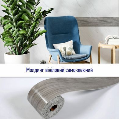 Молдинг вініловий самоклеючий 5000х100х2мм Матовий (D) SW-00001797