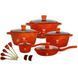 Набір посуду Top Kitchen на 10 предметів з каструль та сковорідки з кришками з антипригарним покриттямдля всіх видів плит