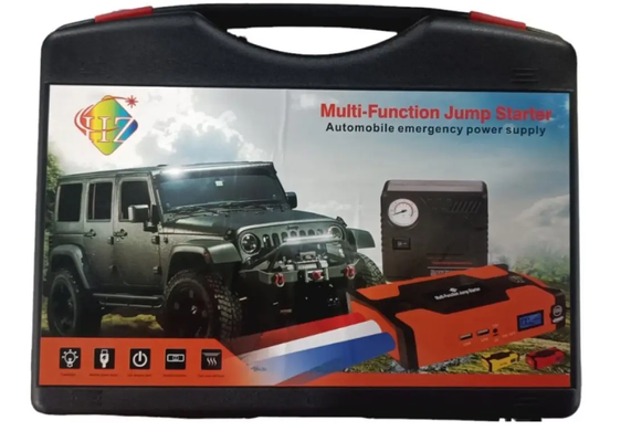 Пускозарядное устройство JUMPSTARTER H002 (99800 mAh) (500/1000A) с компрессором