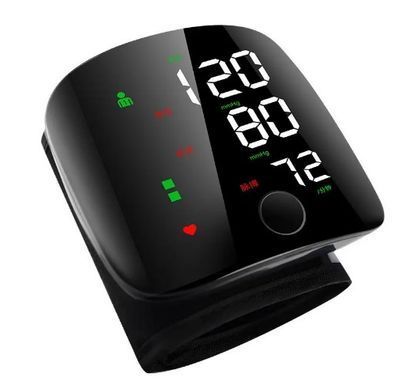 Тонометр на зап'ястя з голосовим супроводом та чохлом Blood Pressure Mon Українська версія