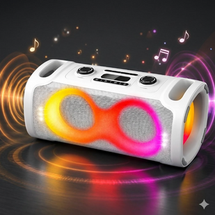 Портативная акустика ZXX-8082 60 Вт / Аккумуляторная музыкальная колонка с Bluetooth / Беспроводная караоке колонка с микрофоном, TWS, FM, USB
