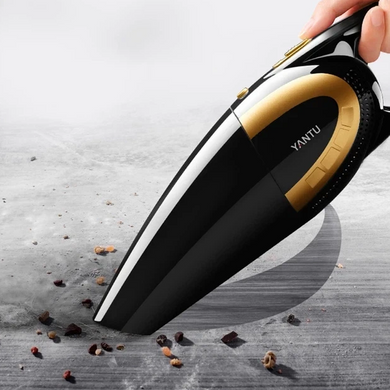 Автомобільний пилосос YANTU E03 Black + Gold 80 Вт HEPA фільтр