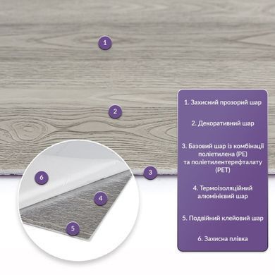 Самоклеящаяся стеновая PET плитка 600х300х2мм SW-00002339